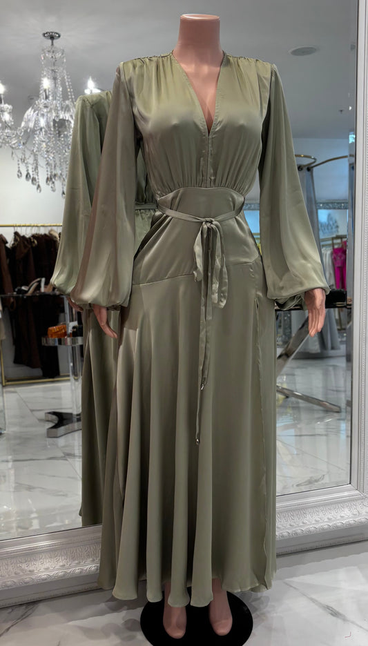 Party Maxi Dress Green