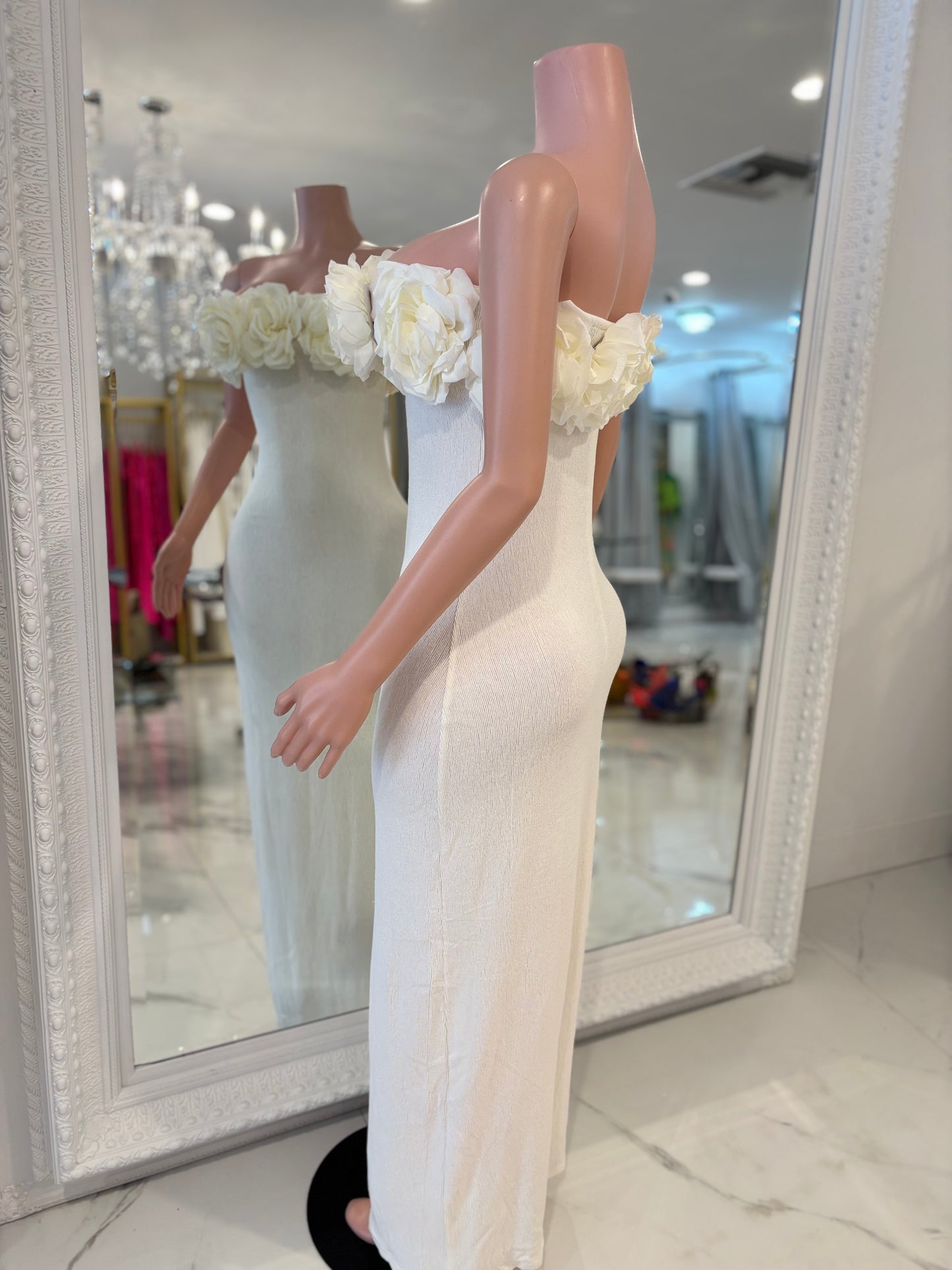 I Am The One Maxi Dress White