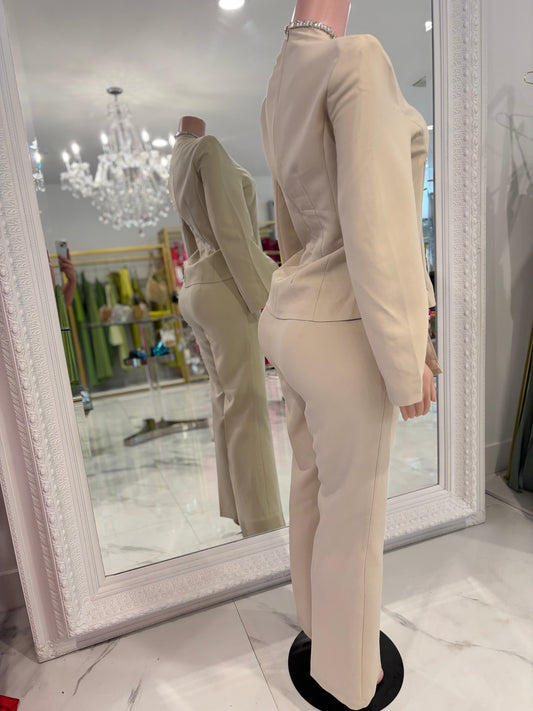 I'm a Simple Woman Pants Set Beige