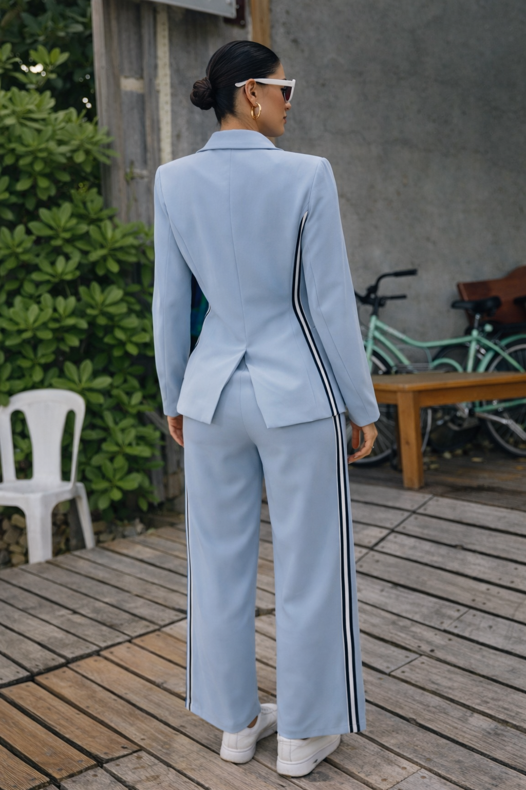 Just Doing What I Do Best Pant Set Blue