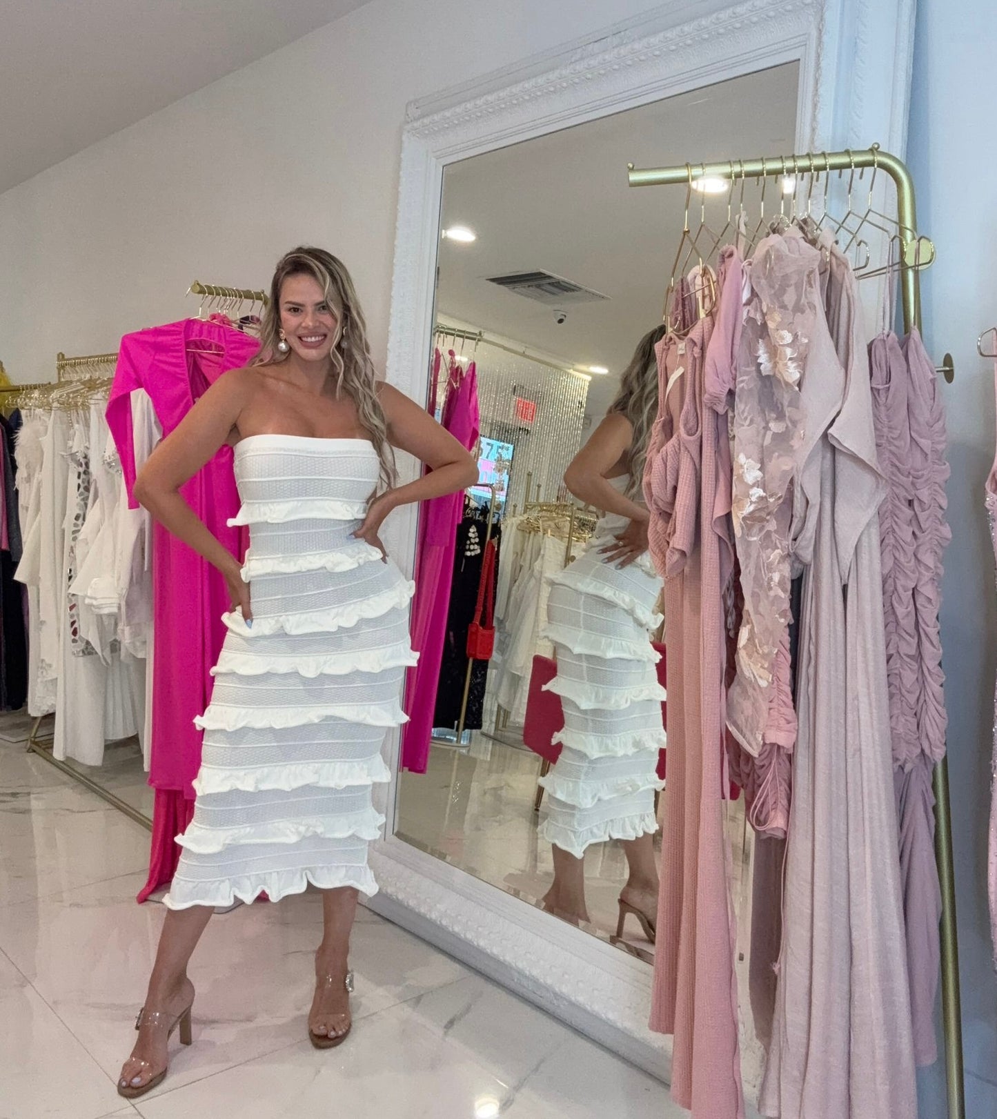 Darly Maxi Dress White