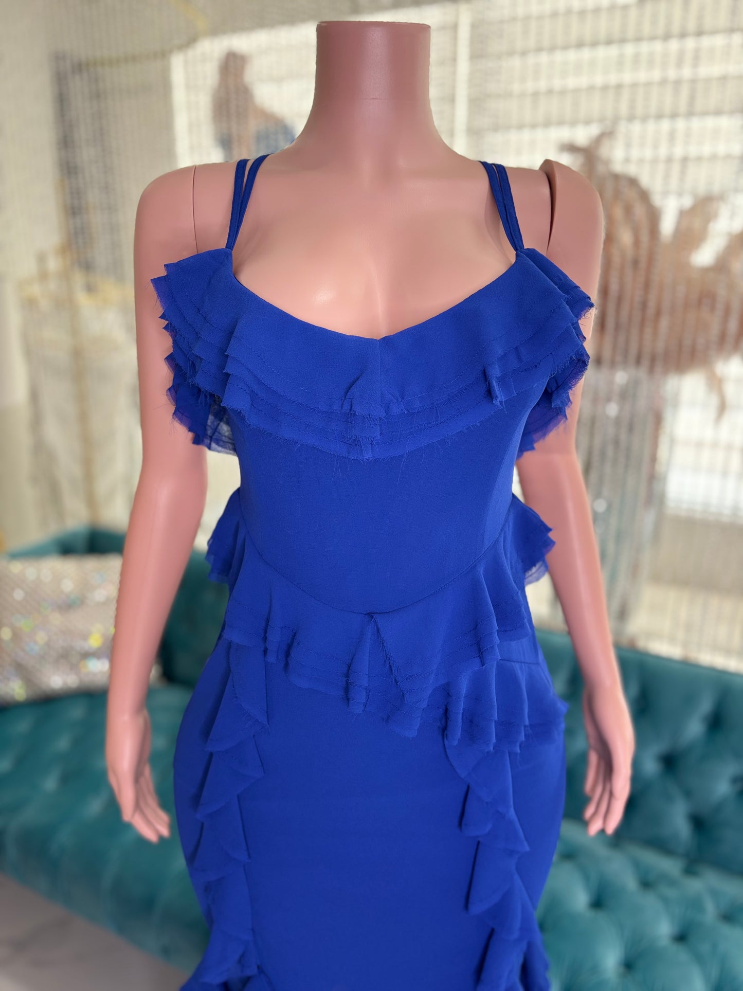 Dalena Maxi Dress Blue