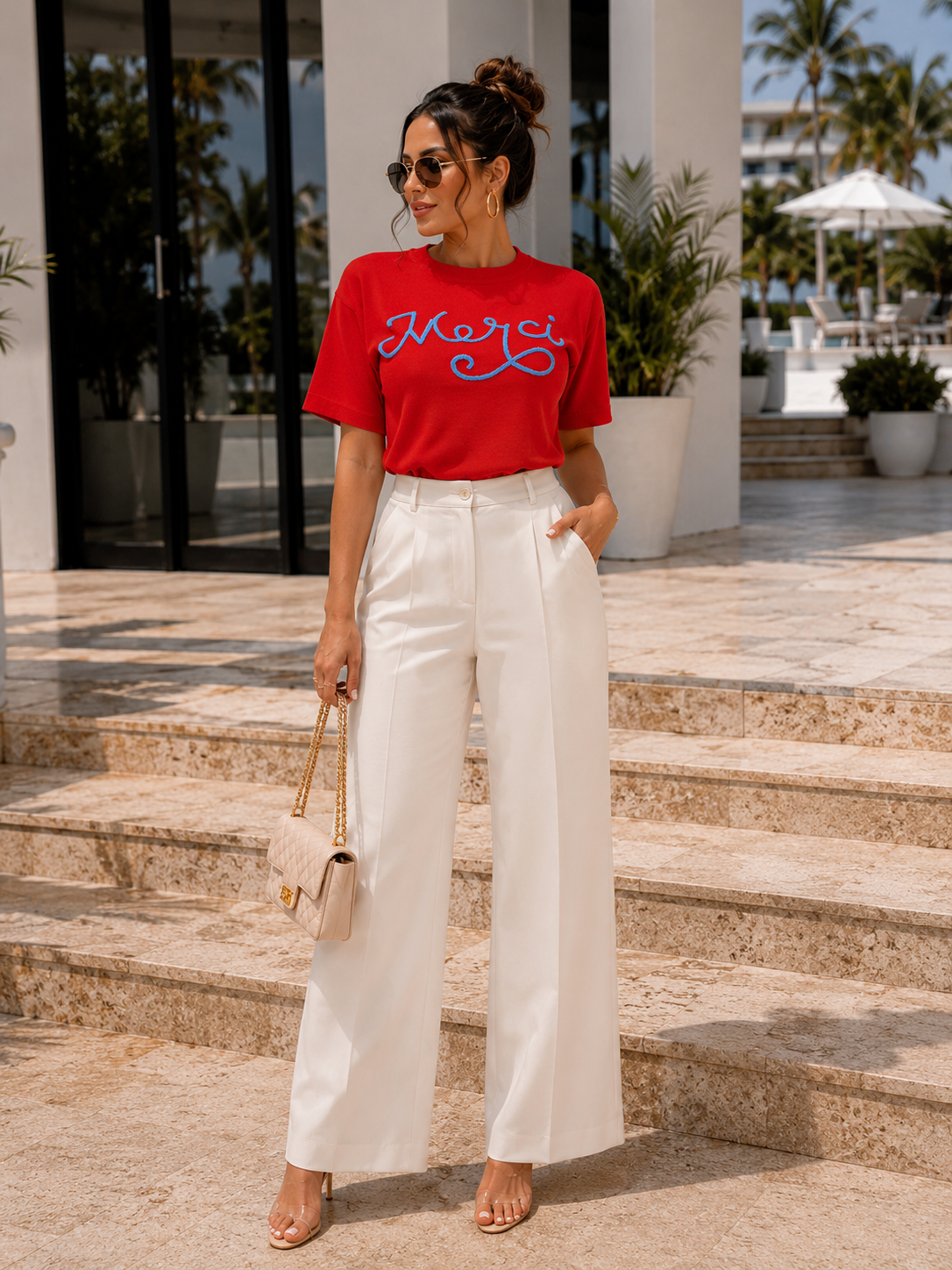 Mercy Top Red