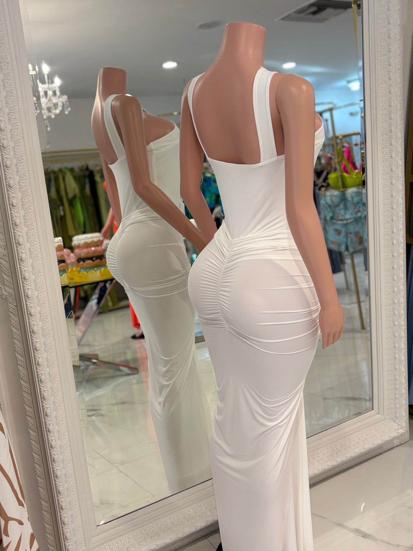 Hot For Life Maxi Dress White