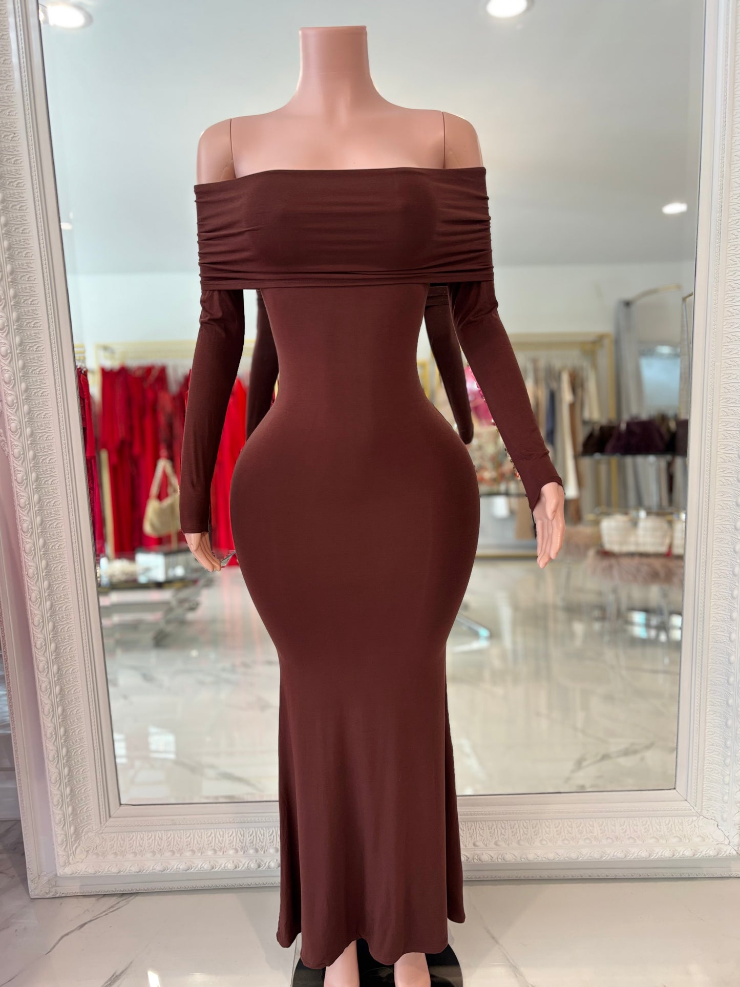 Casual Chic Maxi Dress Brown