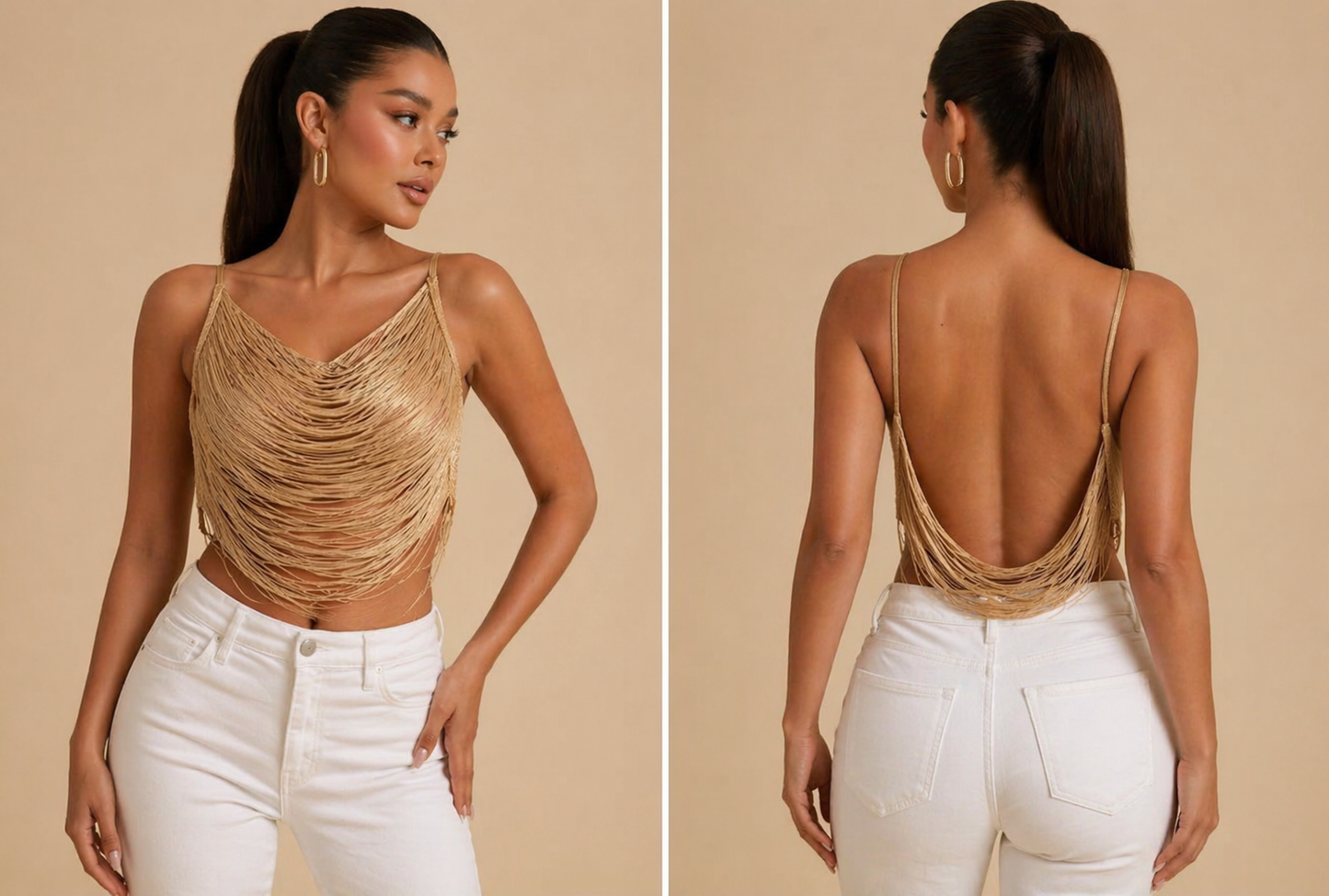 Ripped Off Top Nude
