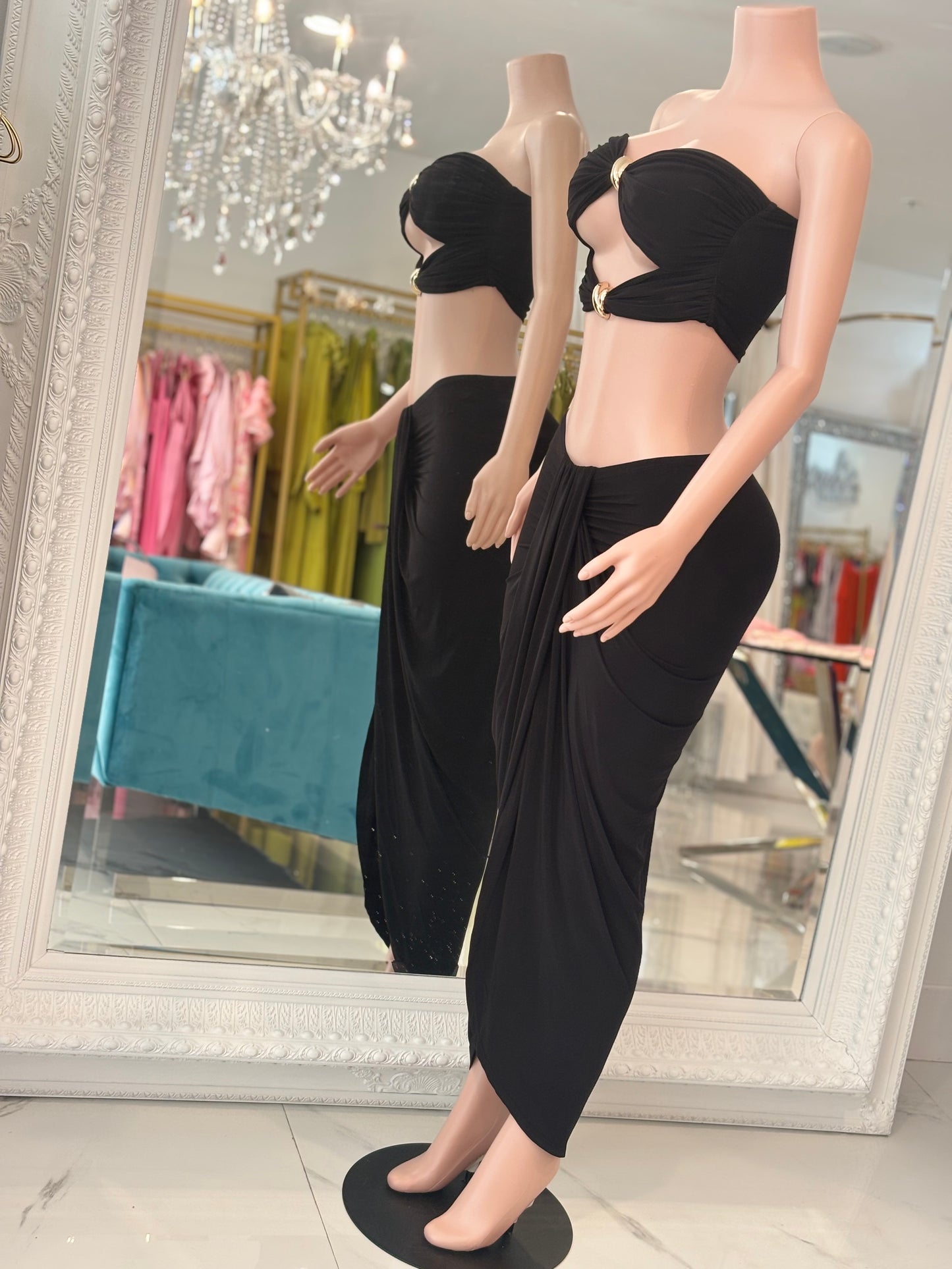 Serenity Cascade Skirt Set