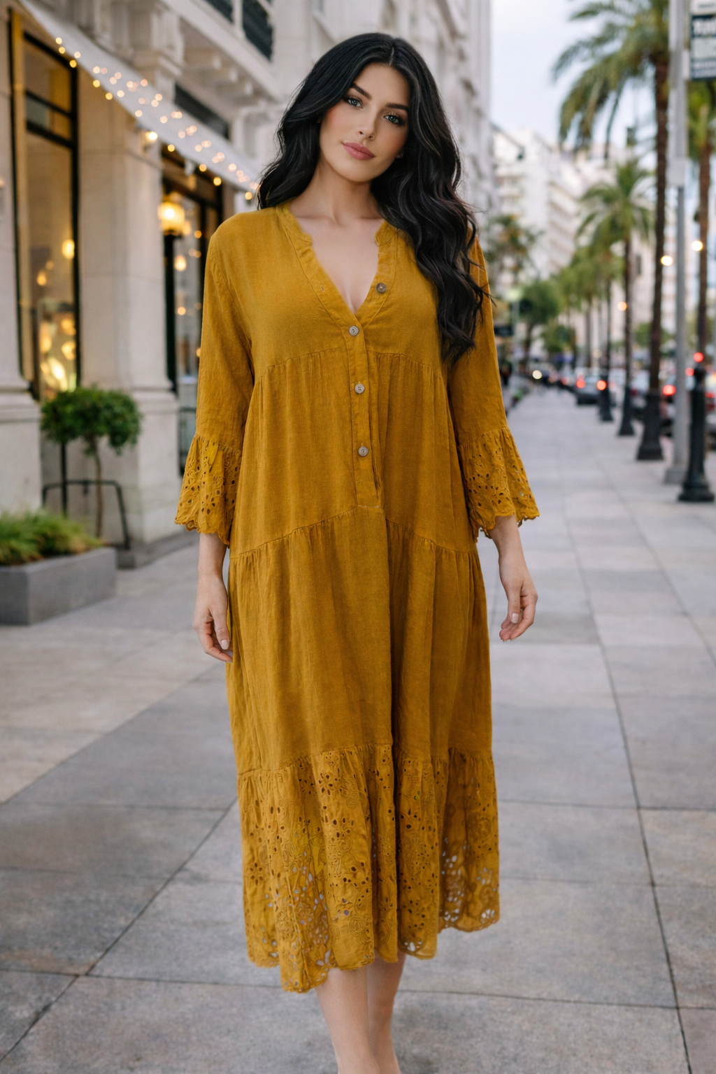 Casual Chic Midi Dress
