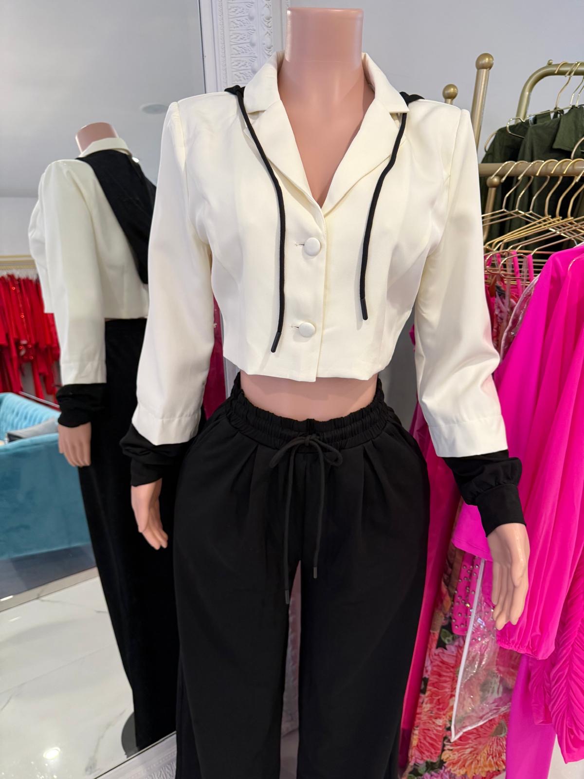 The Velocity Pant Set Black