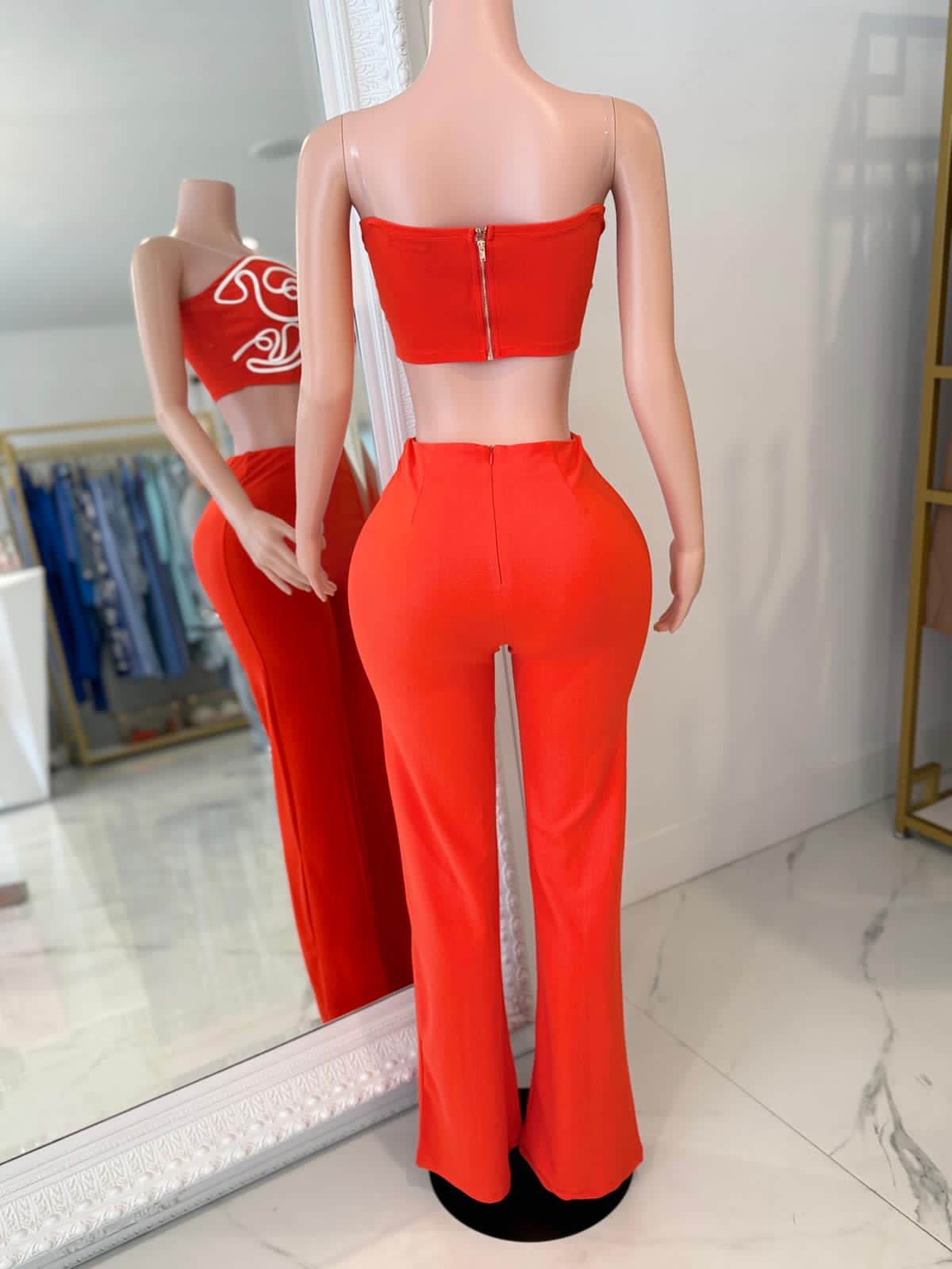 Muse Pant Set Orange