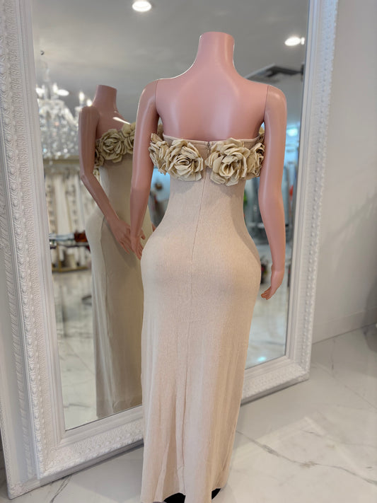 I Am The One Maxi Dress Beige