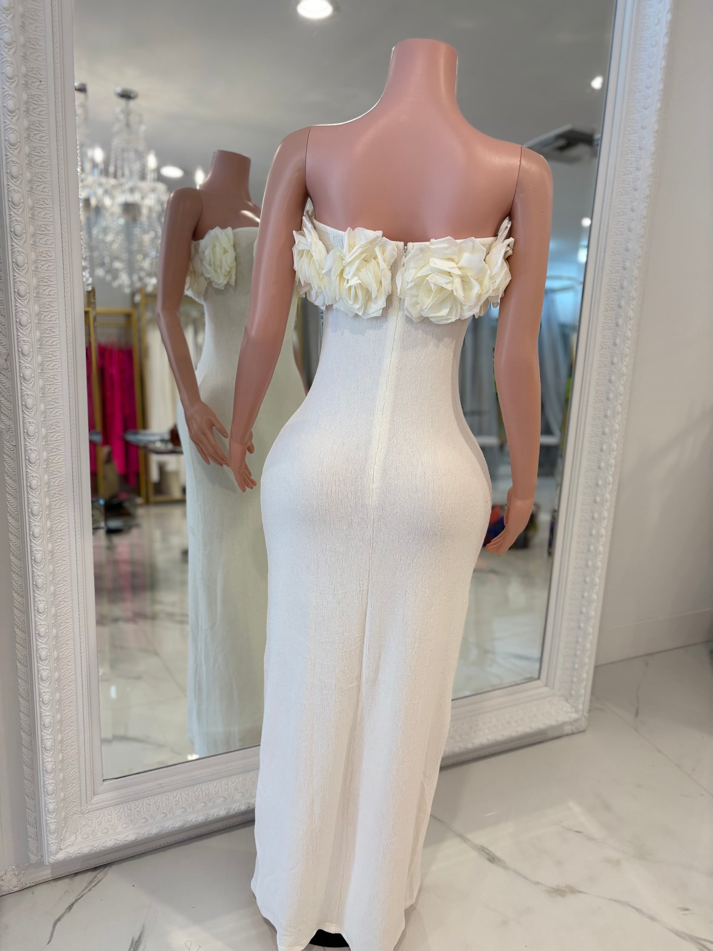 I Am The One Maxi Dress White