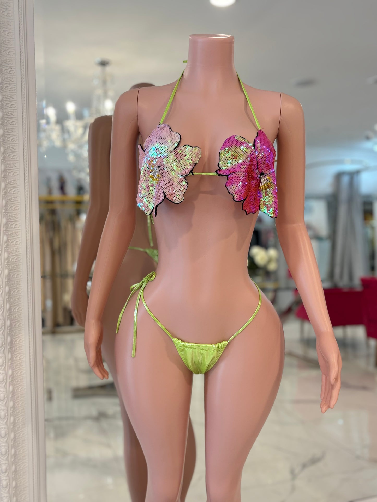 Orchid Breeze Floral Bikini