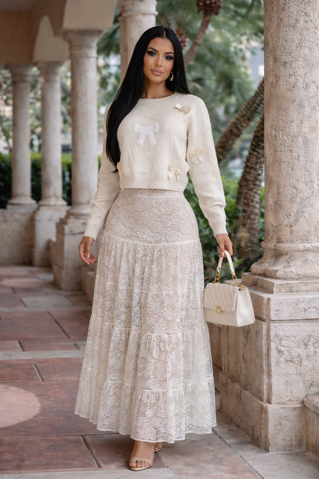 Belinda Skirt Crema