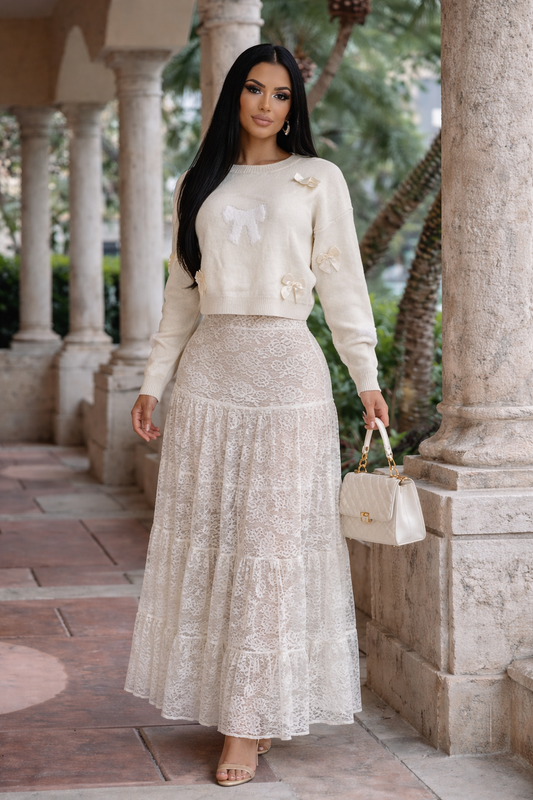 Belinda Skirt Crema