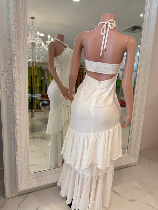 The Goddess in Me Maxi Dress White