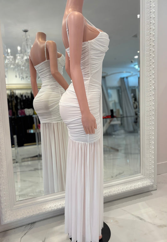 True Beauty is Me Maxi Dress White