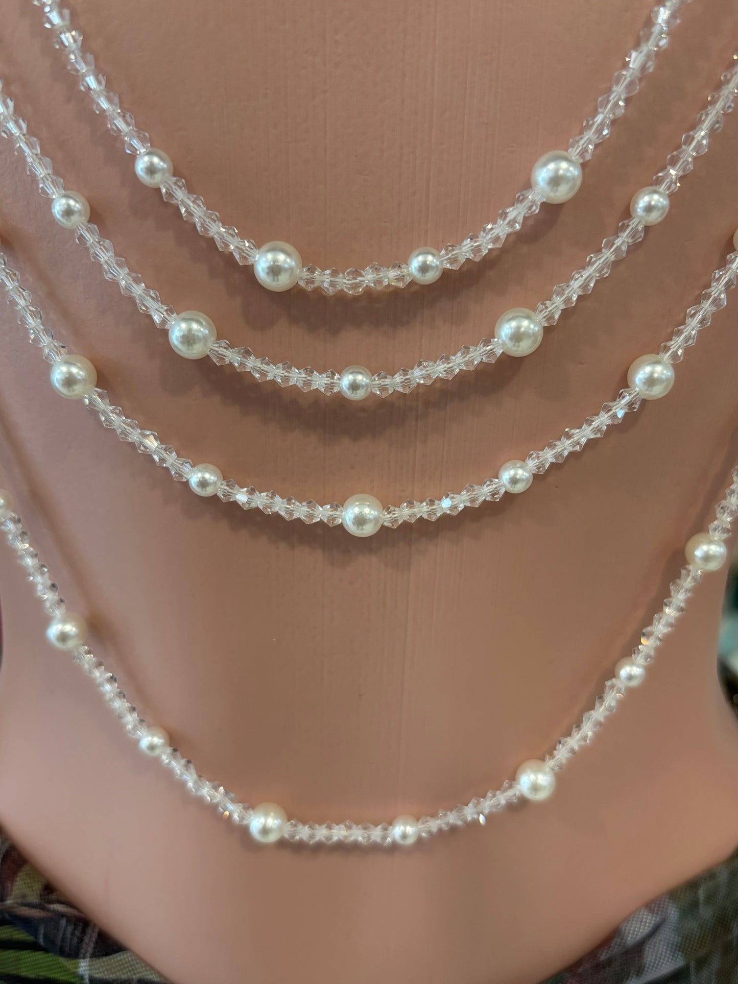 Jungle Mirage Pearl Mesh Ruched Skirt Set Green