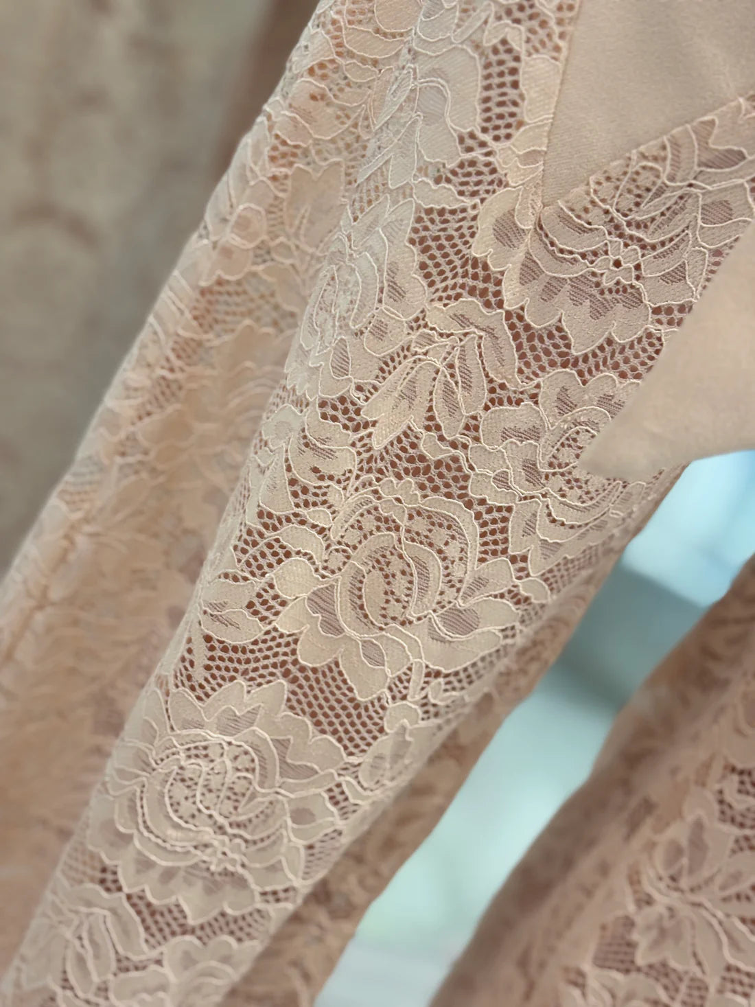 Lacy Floral Pant Set Pink