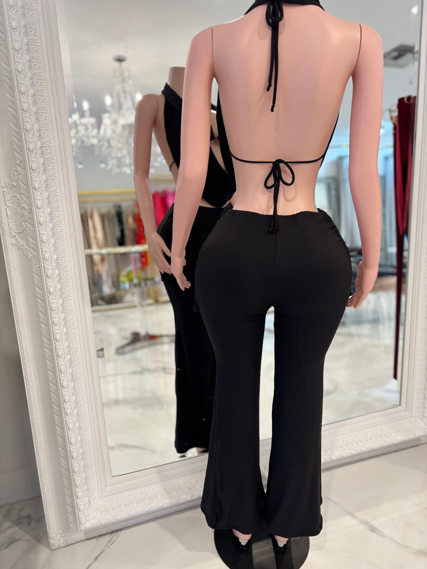 Let Me Get a Taste Pant Set Black