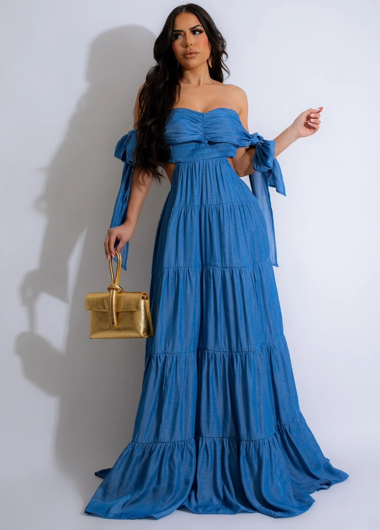 My Illusion Maxi Dress Blue