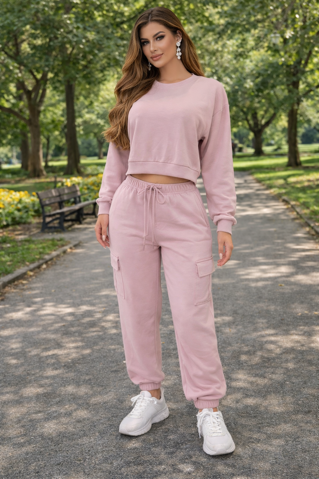 Orchard Bliss Pant Set Pink