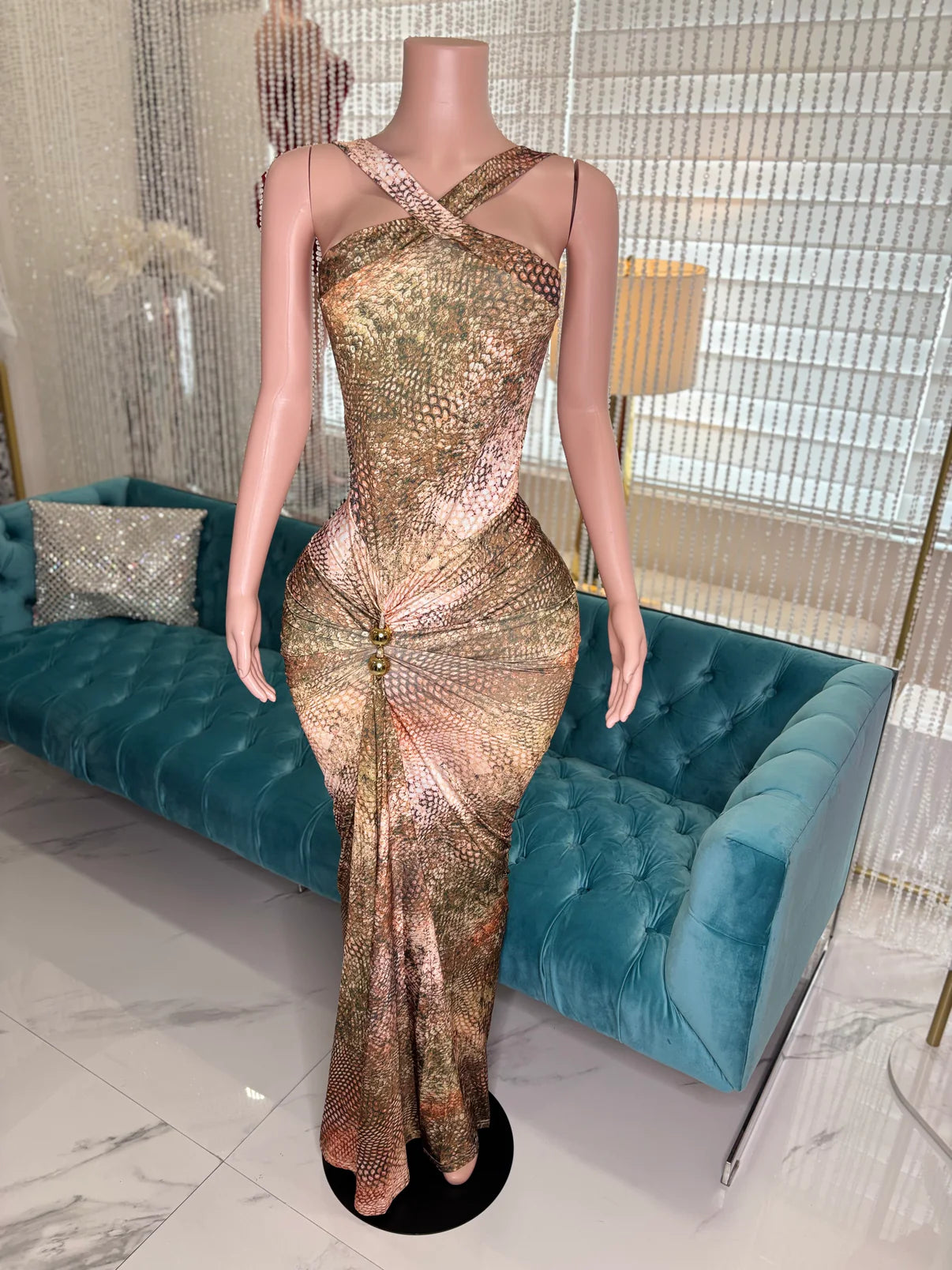 Hot For Life Maxi Dress Animal Print
