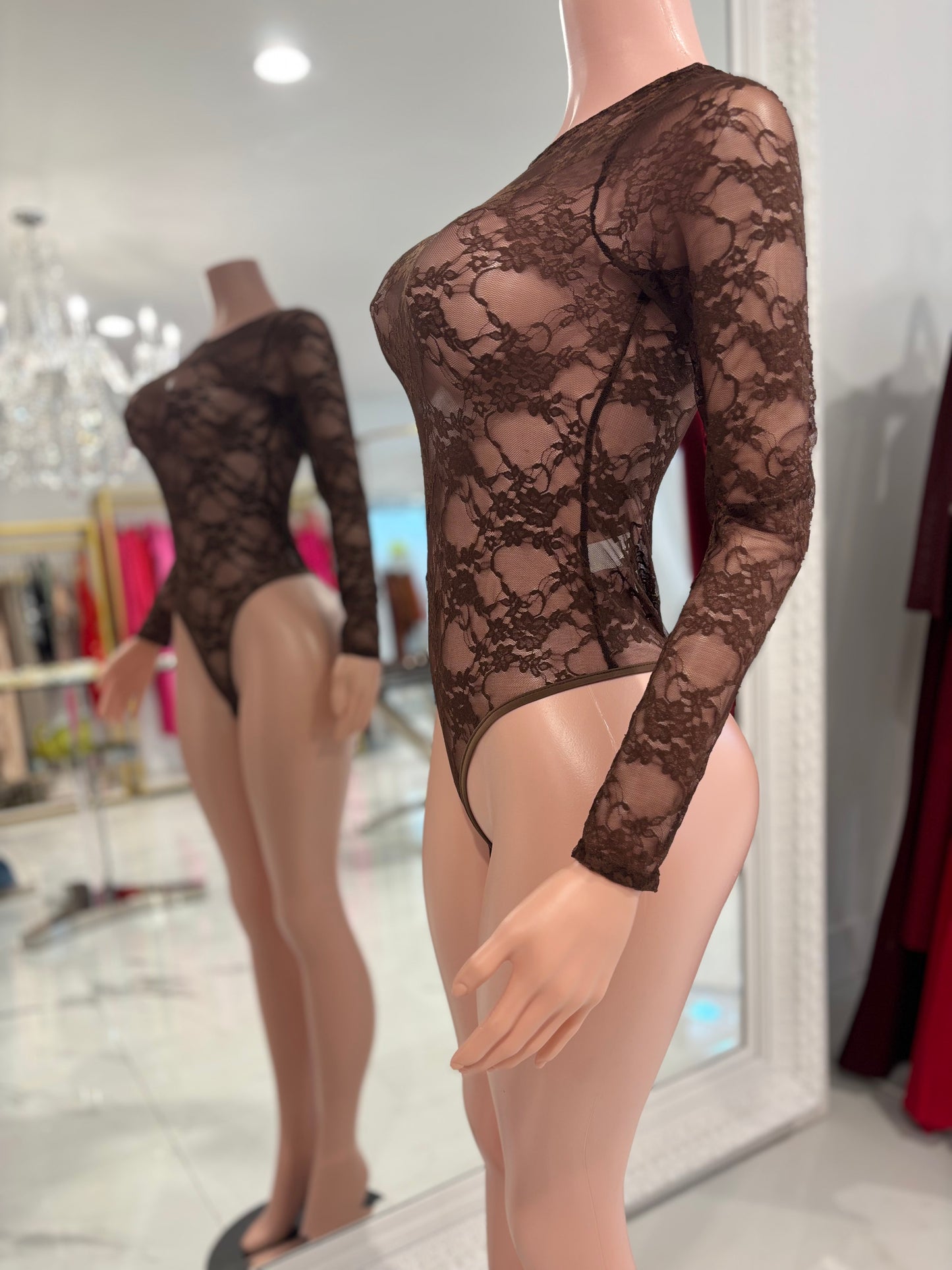Can You See Me Bodysuit Black