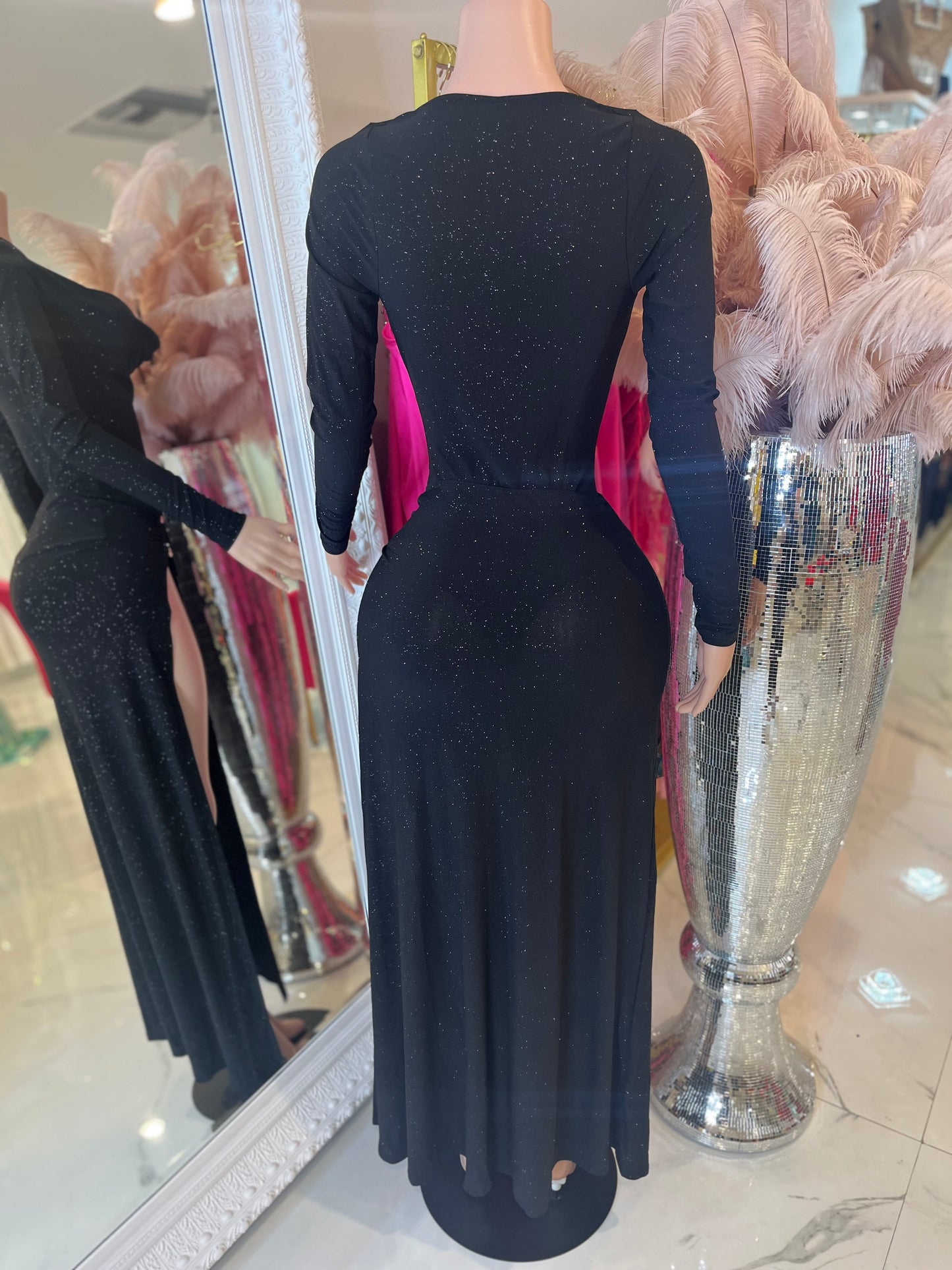 Radiance Sparkle Skirt Set Black