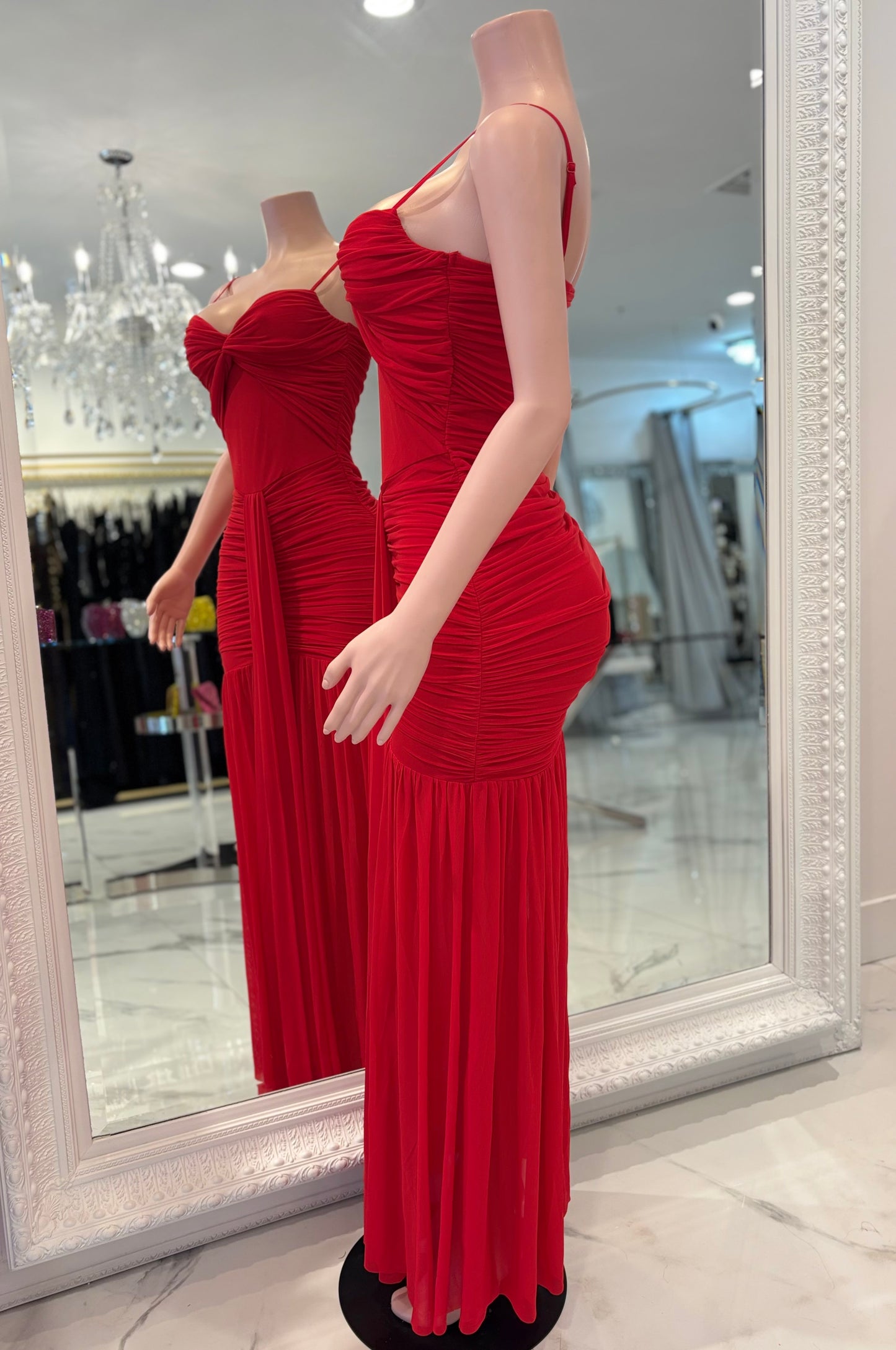 True Beauty is Me Maxi Dress Red