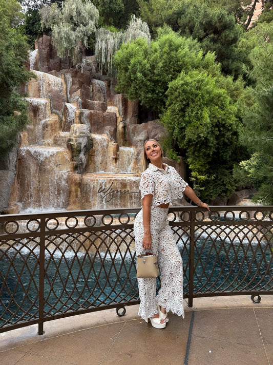 Floral Perlas Pants Set