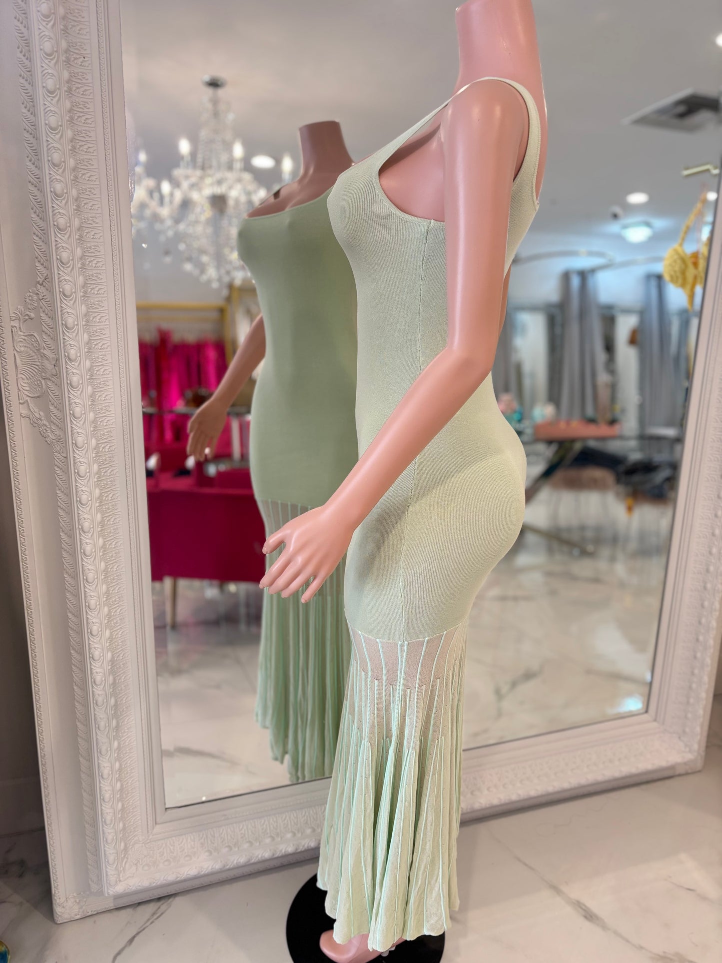 Dear Darling Maxi Dress Green