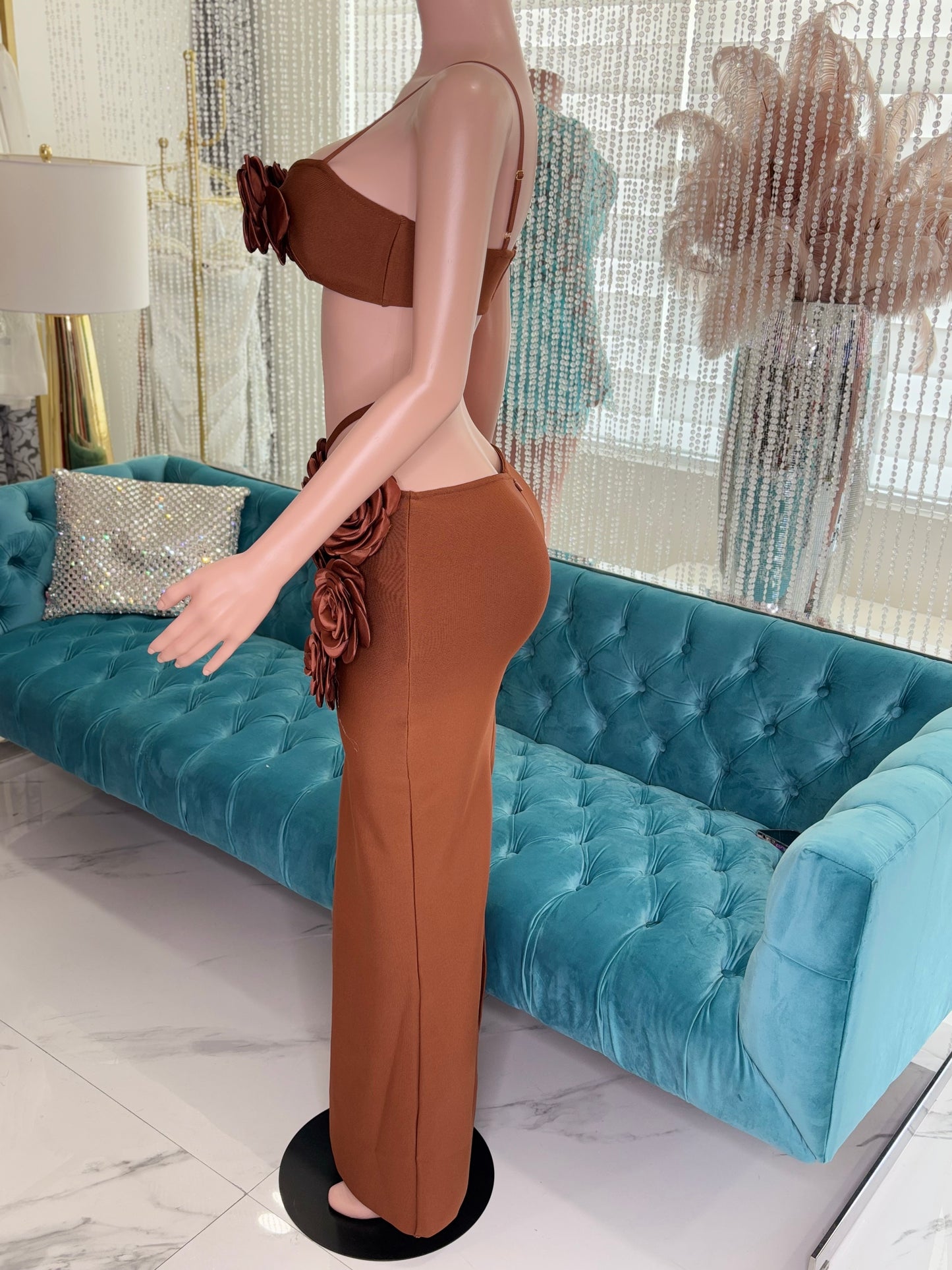 Rosas Skirt Set
