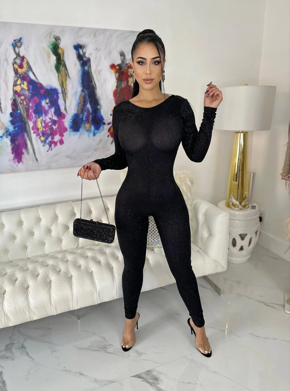 Light Night Party Jumpsuit