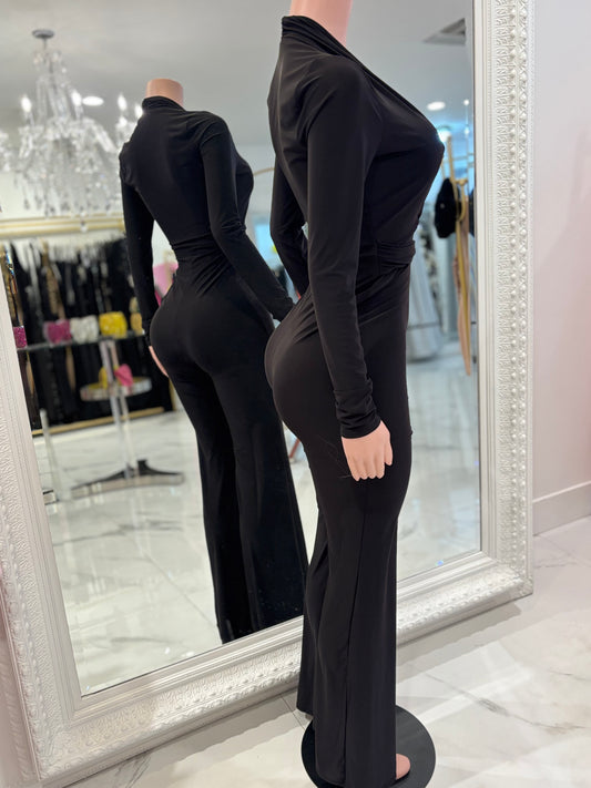 On the Top Jumpsuit Black