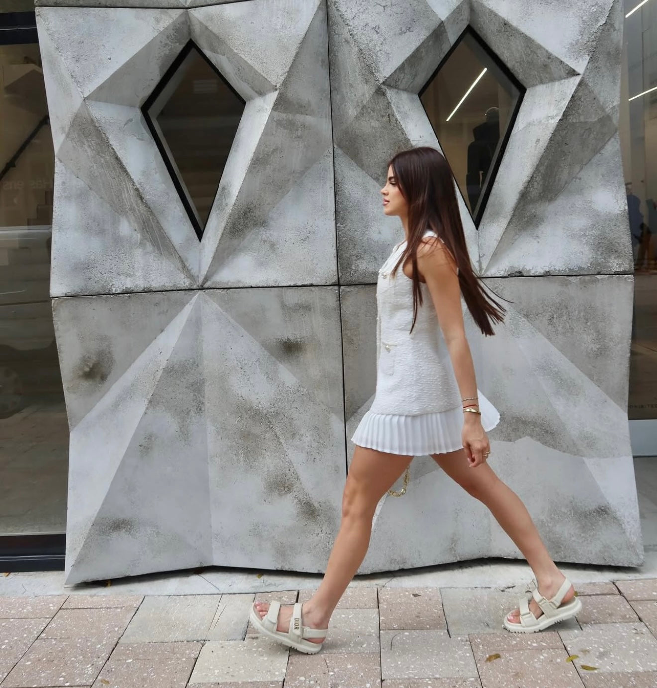 Bella Skirt Set White