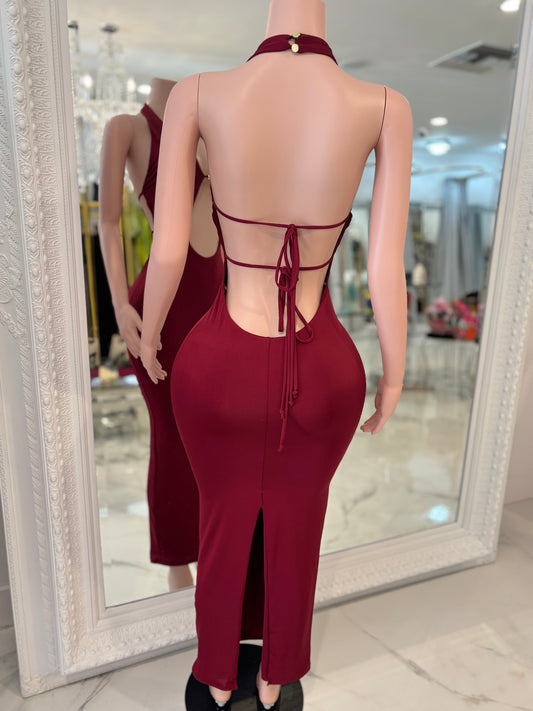 Aurora Maxi Dress Red