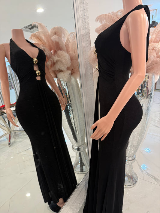 Deadly Love Maxi Dress Black