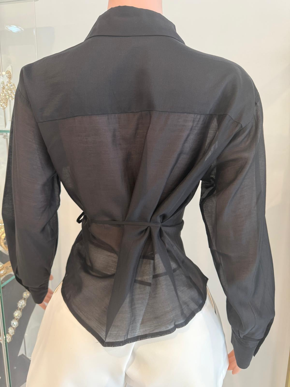 july Top Black