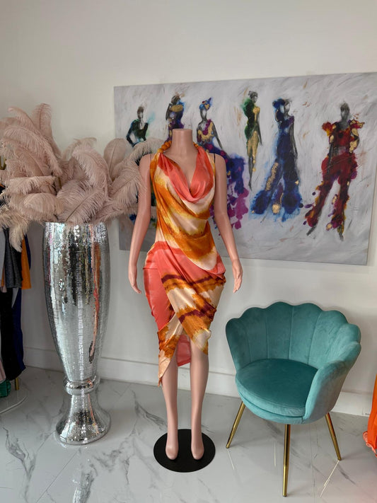 Ocean Drift Midi Dress