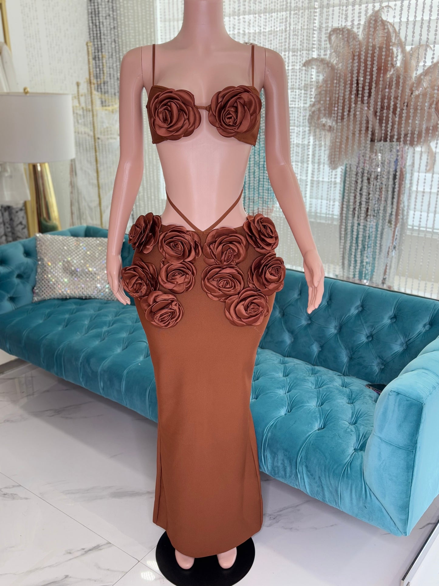 Rosas Skirt Set