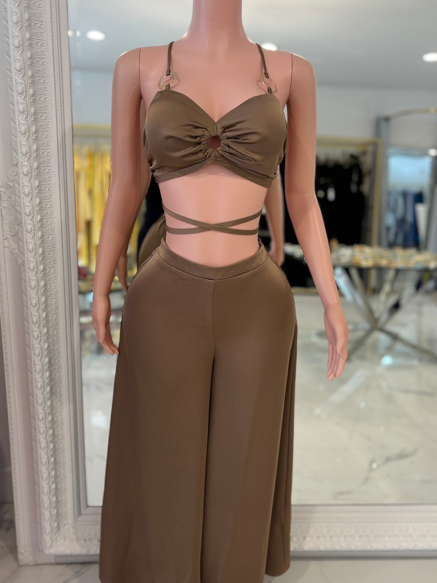 Cross the Line Pant Set
