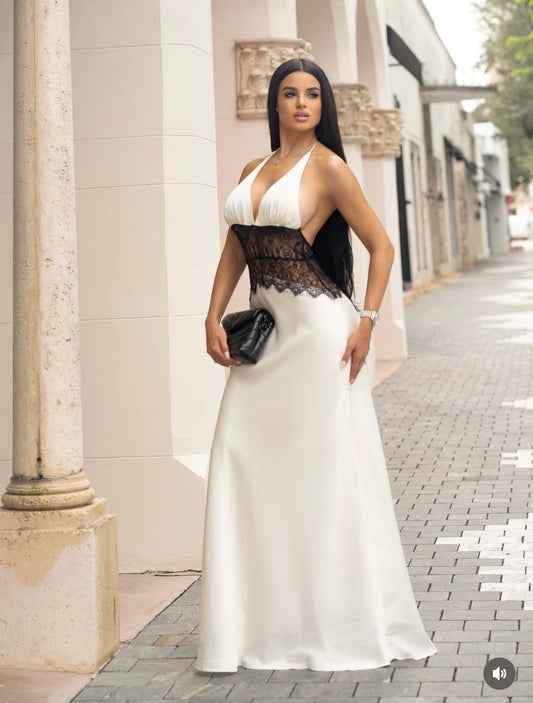 Sensual Maxi Dress White