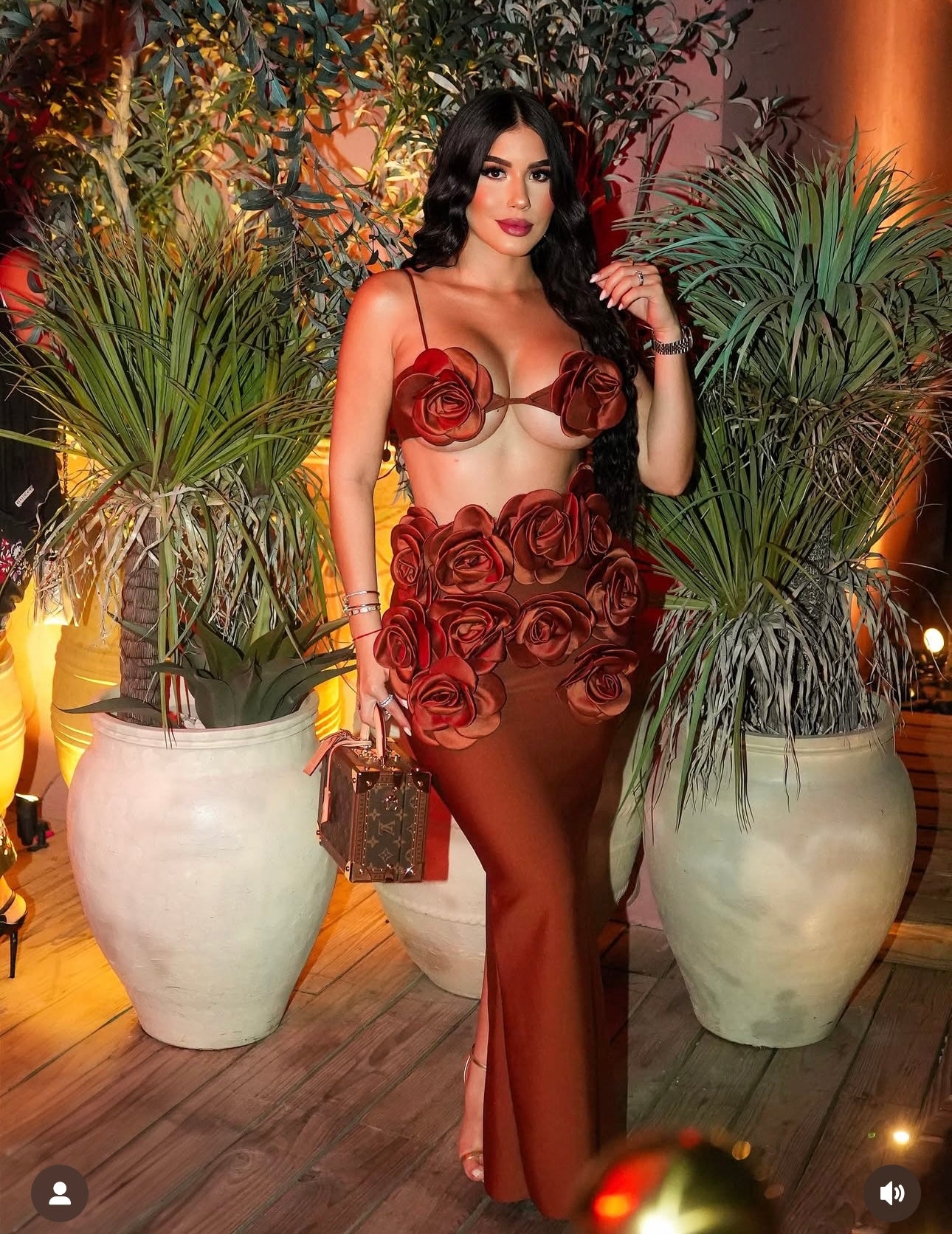Rosas Skirt Set