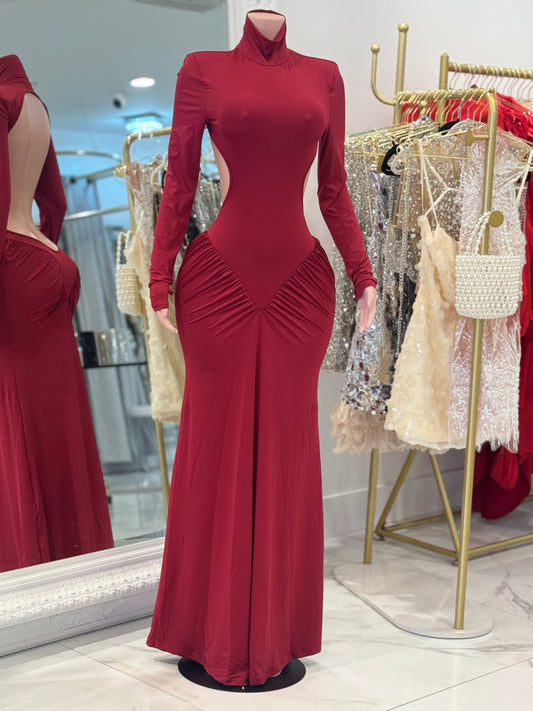 What Would You Do For Love Maxi Dress Rojo Vino