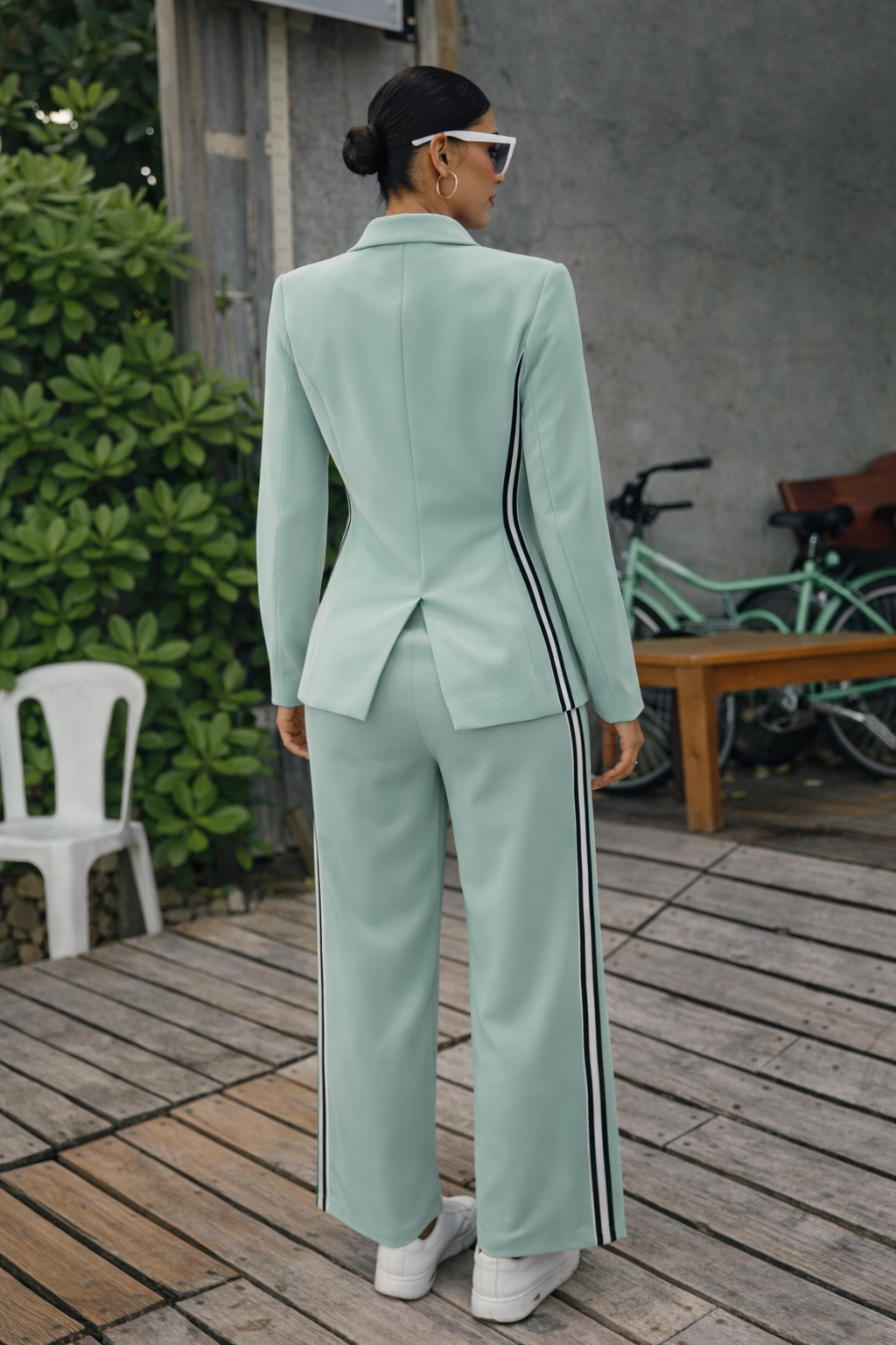 Just Doing What I Do Best Pant Set Green
