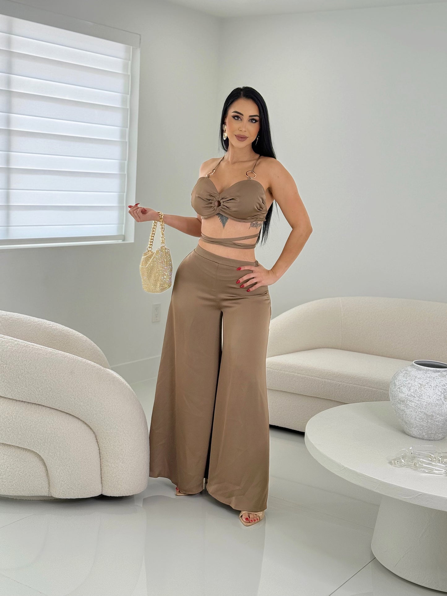 Cross the Line Pant Set