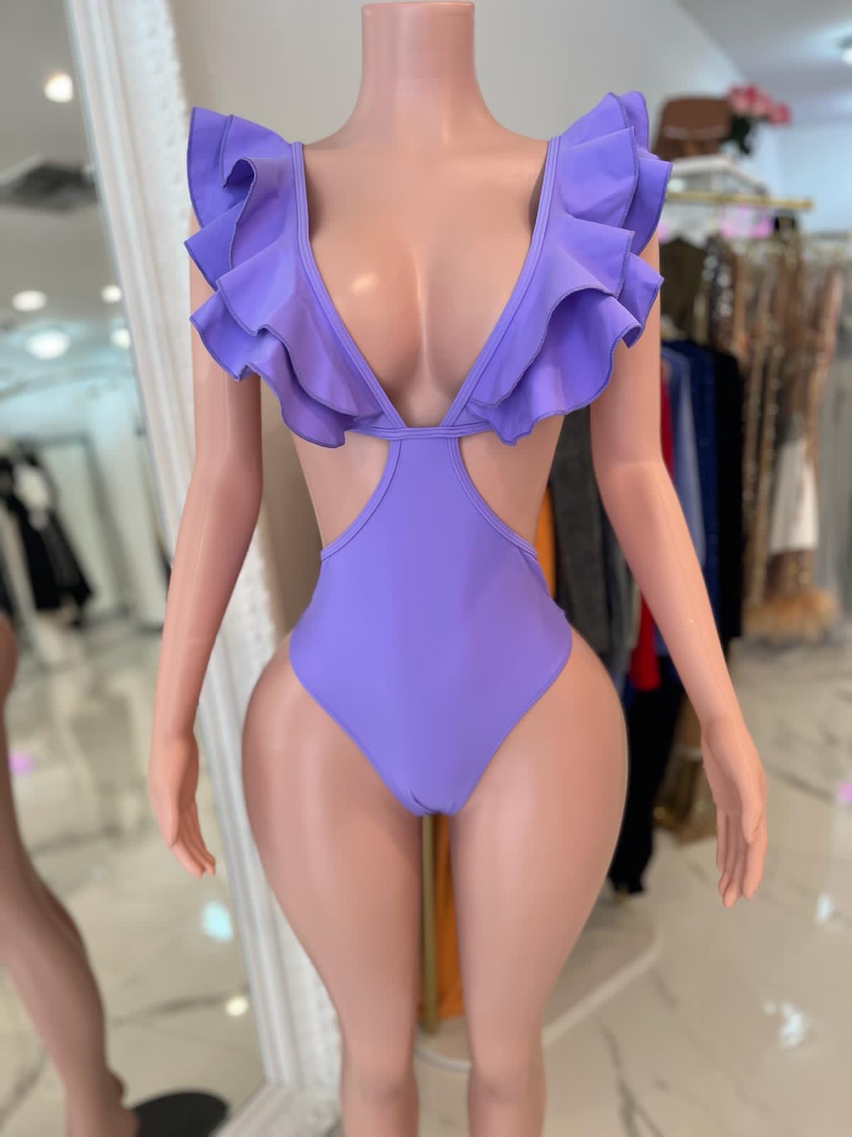 Violet Summer 1 Piece Swimsuit – Exotic Fashion Boutique