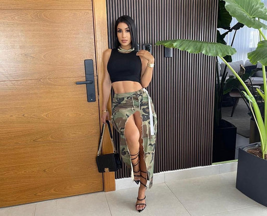 Just Gotta Blend In Skirt