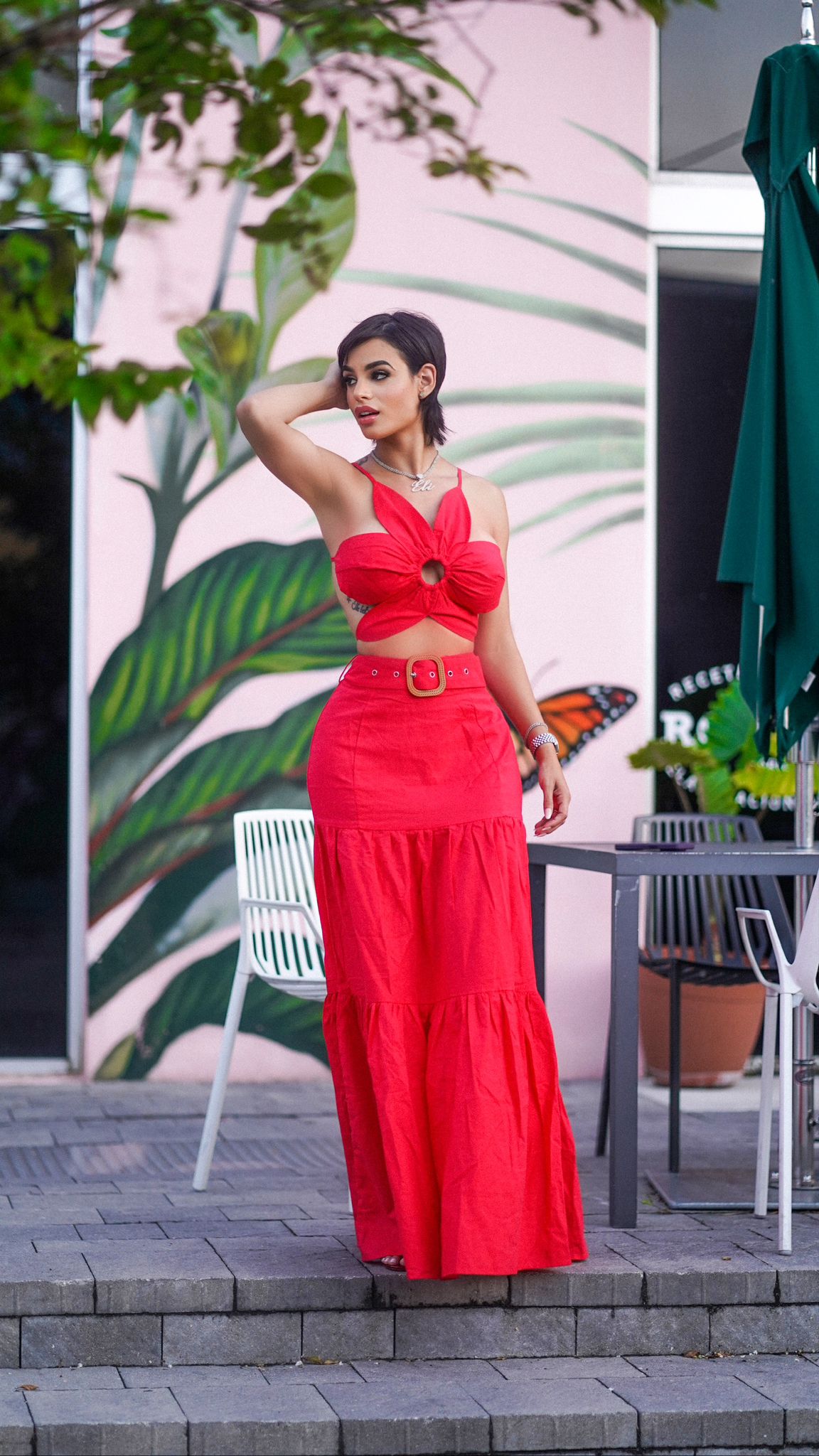 She’s Got a Fiery Attitude Skirt Set